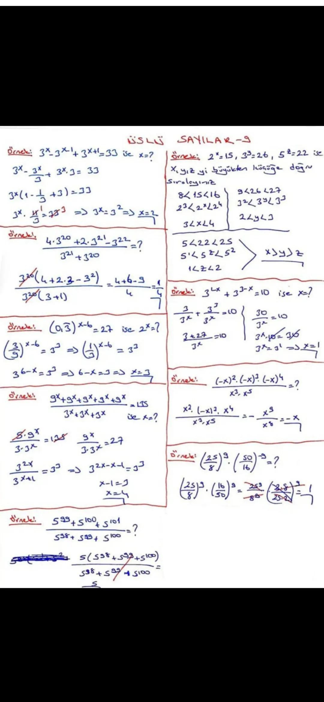 ÜSLÜ SAYILAR-1
GER ve nEN+ olmak üzere,
n tane
a sayısının Garpımı
an ile
gösterilir.
a'ya taban.
nye üs (kuvvet) denir.
(کش)
a^= a. a.a.
9
