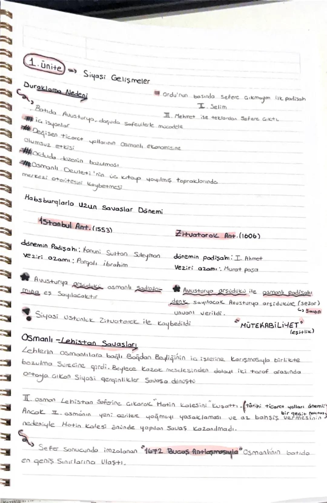# 1. Ünite Siyasi Gelişmeler

Duraklama Nedeni

Ordu'nun basında sefere Gıkmayan ilk padisah

I. Selim

Ⅲ. Mehmet ise tekrardan Safere Gikth