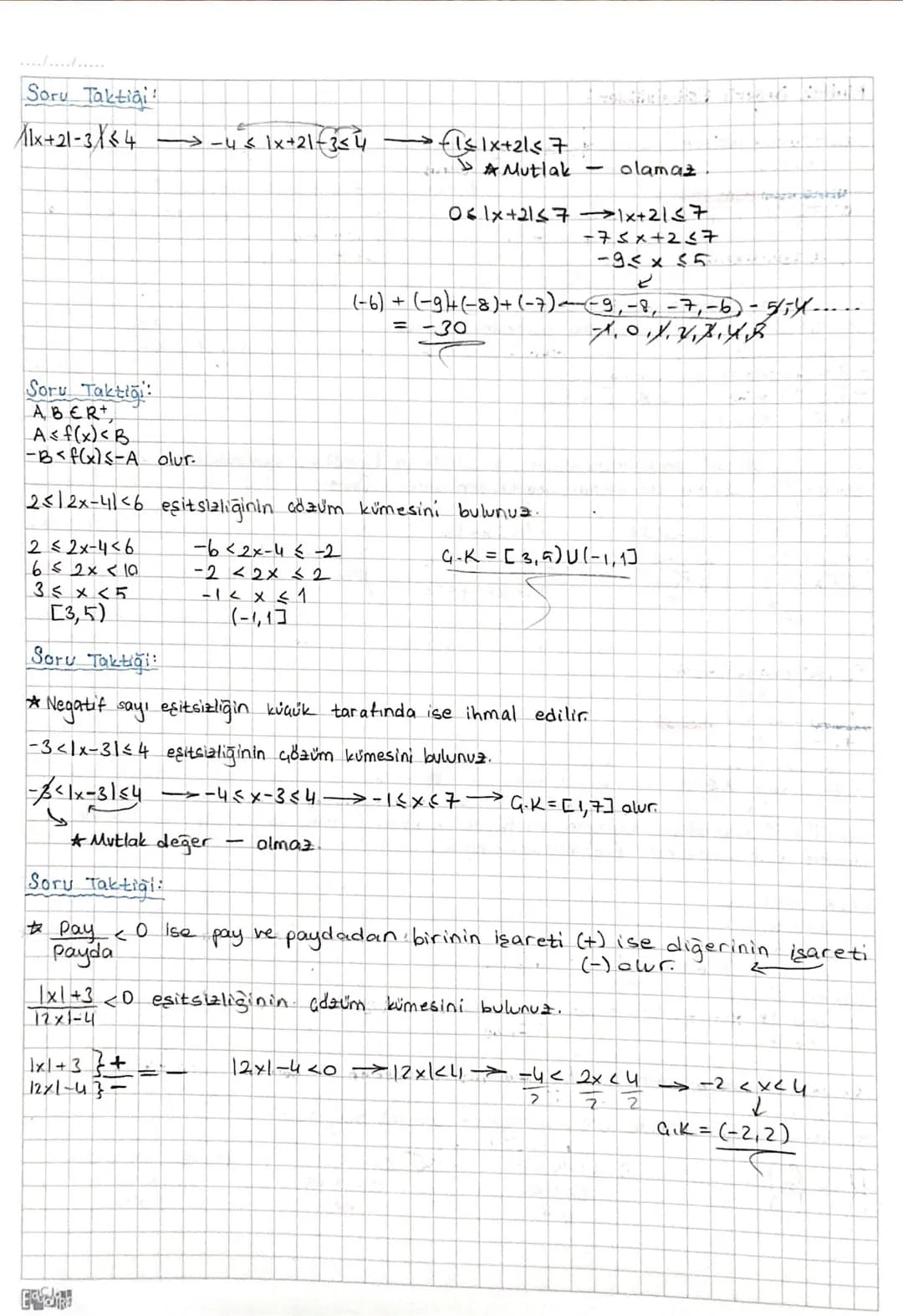MUTLAK DEĞER
Say, doğrusu üzerinde alınan bir x sayısının sıfıra olan uzakliging x'in
mutlak değeri denir.
X
× br
0
✗
x br
√x, 30 →
X, X>0 a