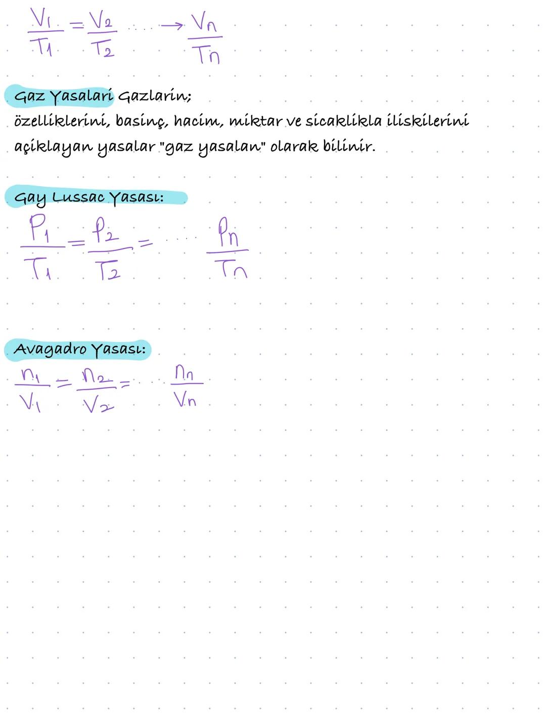 Gazlarin Genel Özellikleri
•Belirli bir hacmi ve sinirl yüzeyi yoktur..
•Hacmi bulunduklari kabin hacmine esittir.
•Kabin her yerinde ayni b