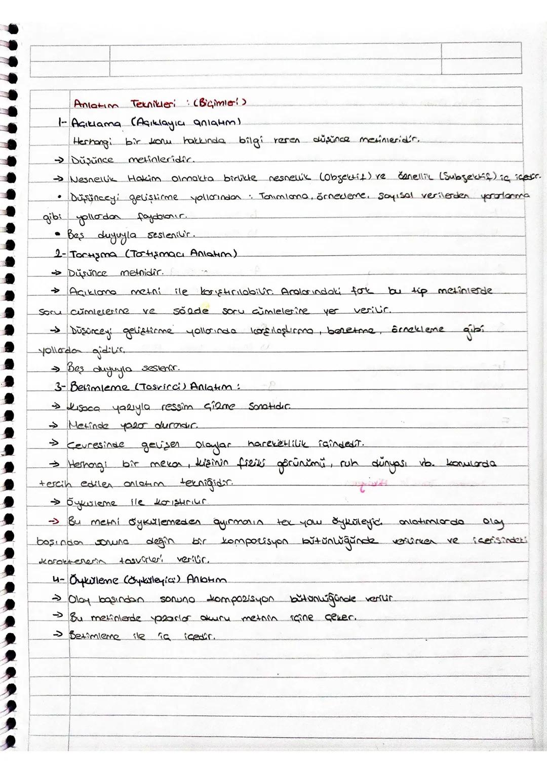 Anlatım Teknikleri : (Biçimler')
1- Açıklama (Açıklayıcı anlatım).
Herhangi bir konu hakkında bilgi veren.
→ Düşünce
düşünce metinleridir.
m