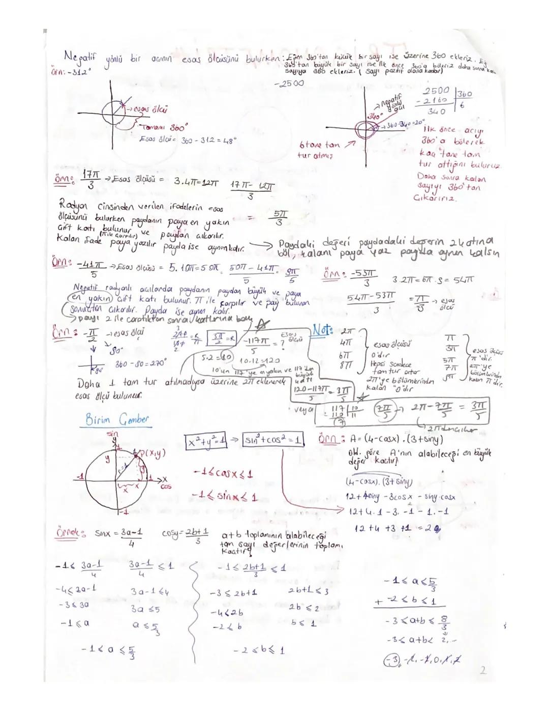 #TRIGONOMETRI #
Yönlü Açılar: Açılarda suat yönünün tersi pozitir yön, saat yönü negatif yöndür.

A
οα
BOA
AB

Bir Gemberin inda 1
360
derec