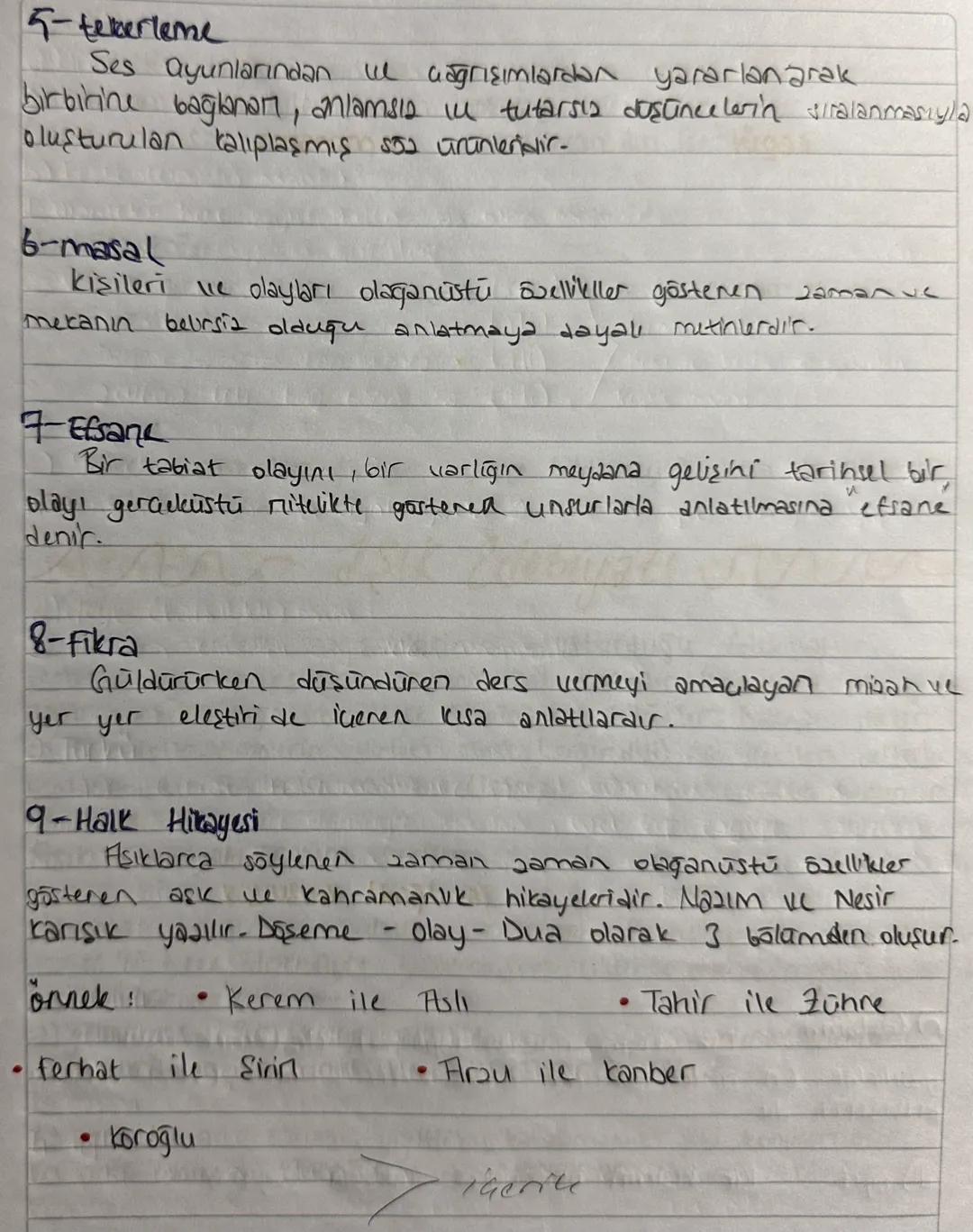 HALK EDEBİYATI
→ürünlerde açılk ve sade dil kullanılmıştır
Ask, tabiat selgisi, Dalem, ayrılık, gurbet, 51am, kahramanlık, din ve
tasavvuf i