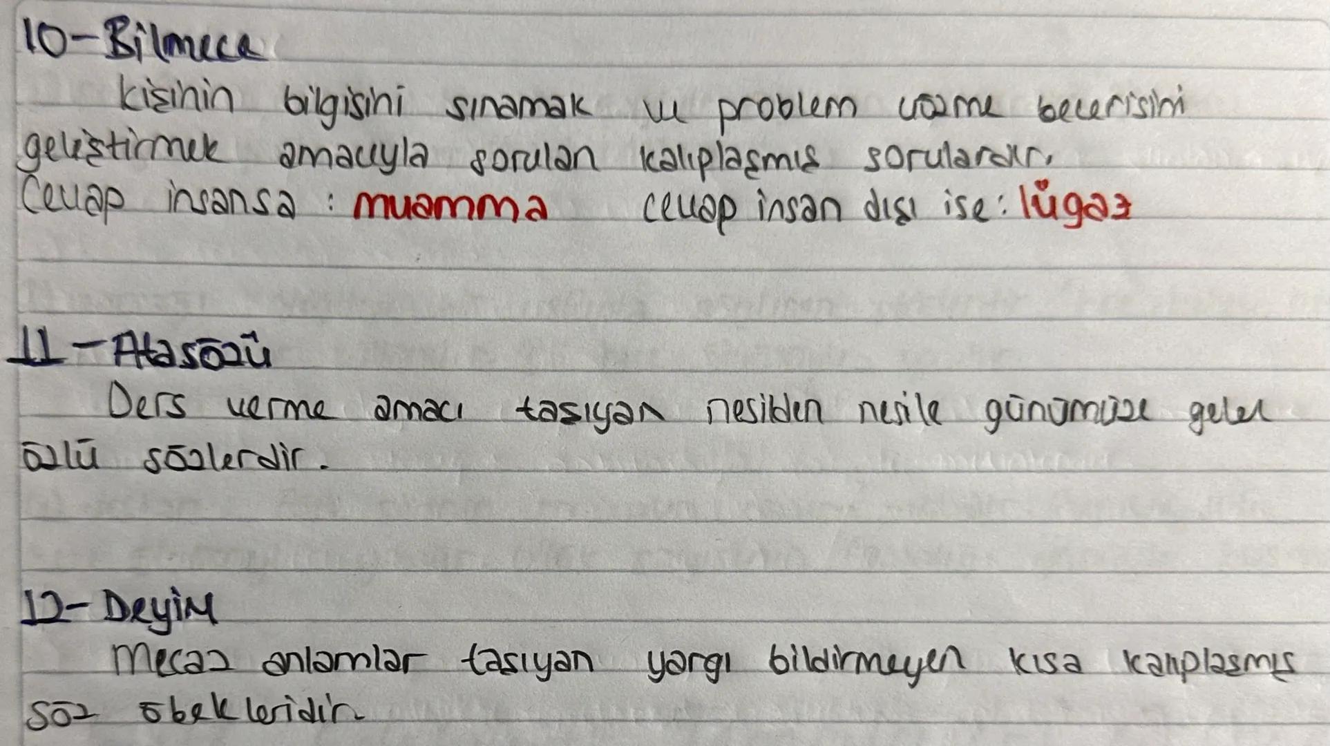 HALK EDEBİYATI
→ürünlerde açılk ve sade dil kullanılmıştır
Ask, tabiat selgisi, Dalem, ayrılık, gurbet, 51am, kahramanlık, din ve
tasavvuf i