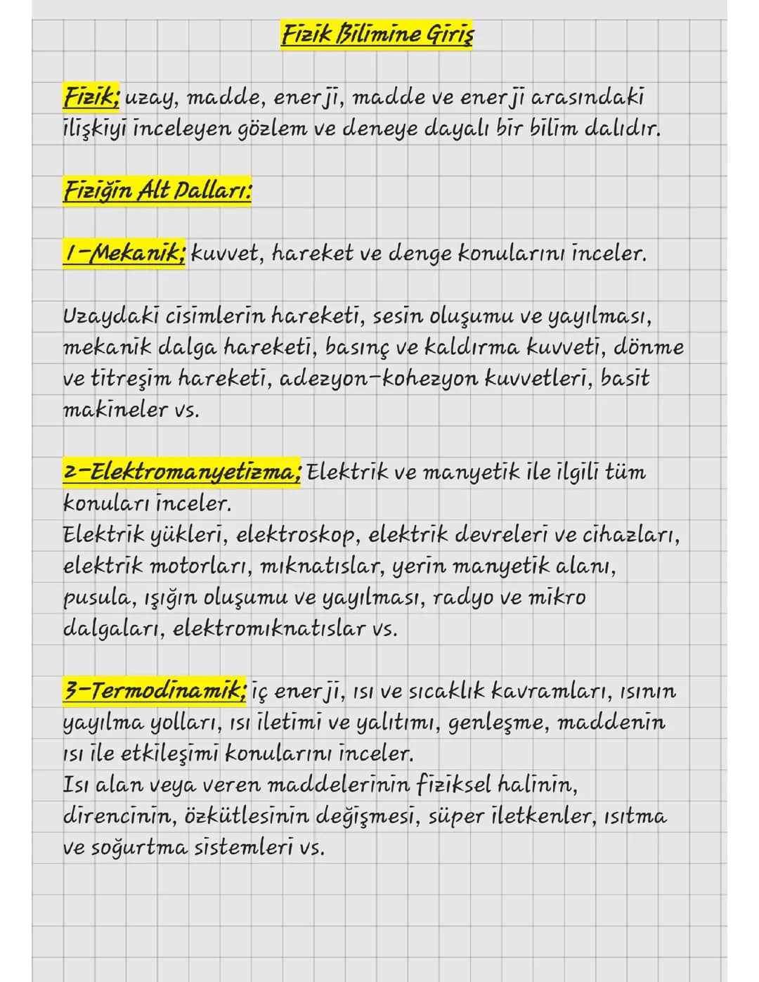 9.SINIF - FİZİK BİLİMİNE GİRİŞ