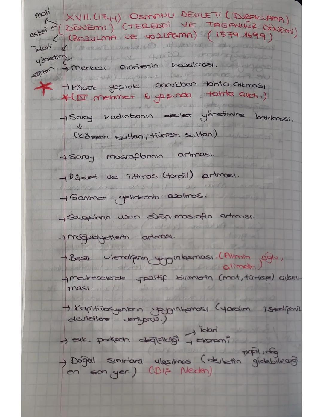 Osmanlı Tarihi: 17. Yüzyılda Önemli Olaylar