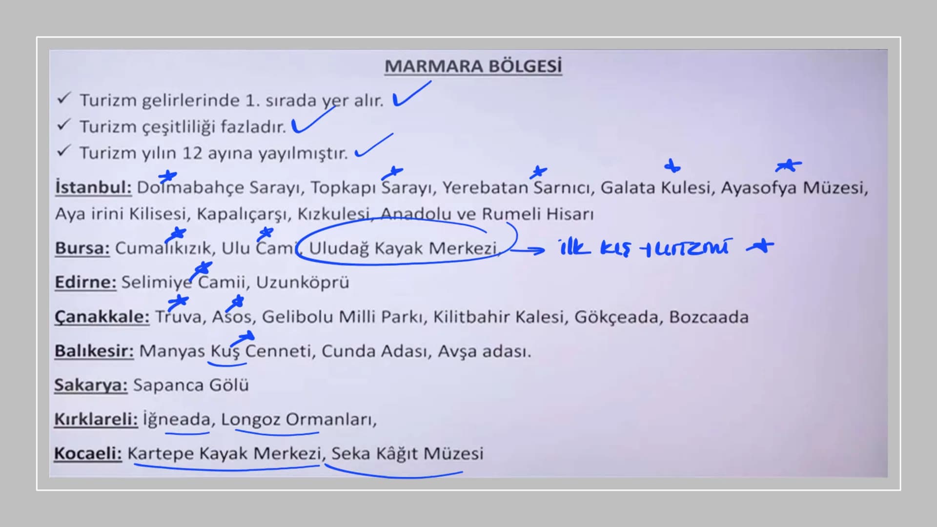 TÜRKİYE'DE TURİZM TÜRKİYE'DE TURİZM
İklim çeşitliliği, zengin bitki örtüsü, milli parklar, ilginç yeryüzü şekilleri, rafting,
paraşütçülük, 