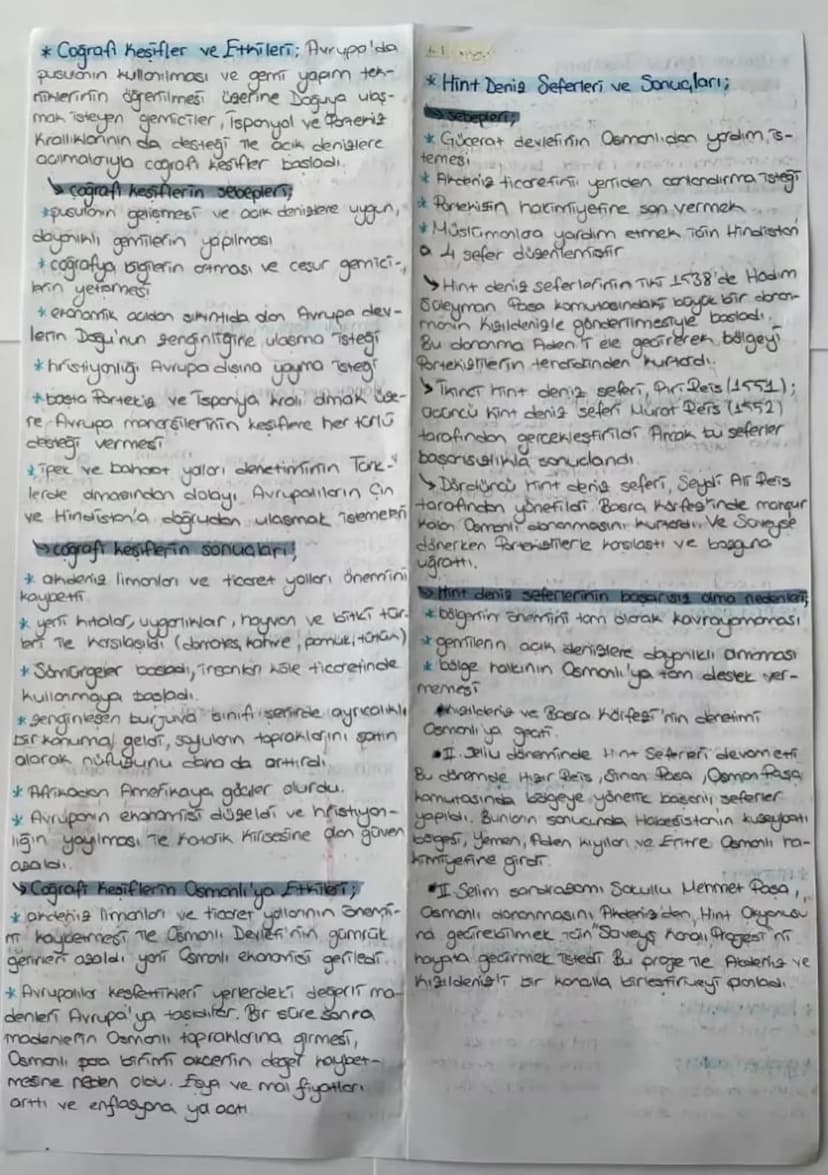 tek-
* Coğrafi Keşifler ve Ethileri; Avrupa'da
pusuanin kullanılması ve gemi yapım
niklerinin öğrenilmesi üzerine Doğuya ulas-
mak isteyen g