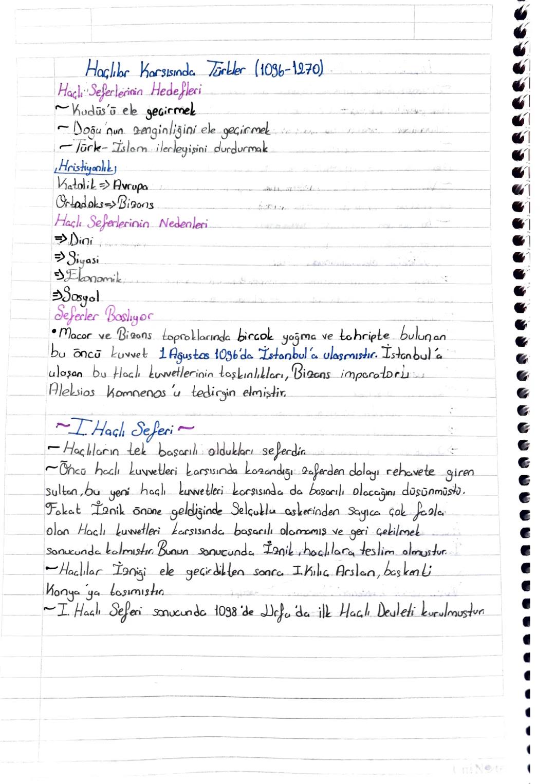 Haçlılar Karsisinda Türkler (1096-1270)
Hack Seferlerinin Hedefleri
~Kudüs'ü ele geçirmek
- Doğu'nun zenginliğini ele geçirmek.
-Türk-Islam 