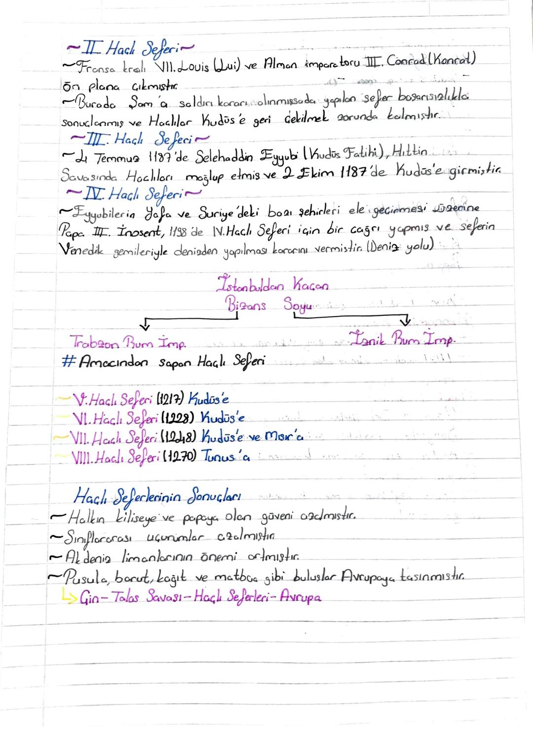 Haçlılar Karsisinda Türkler (1096-1270)
Hack Seferlerinin Hedefleri
~Kudüs'ü ele geçirmek
- Doğu'nun zenginliğini ele geçirmek.
-Türk-Islam 