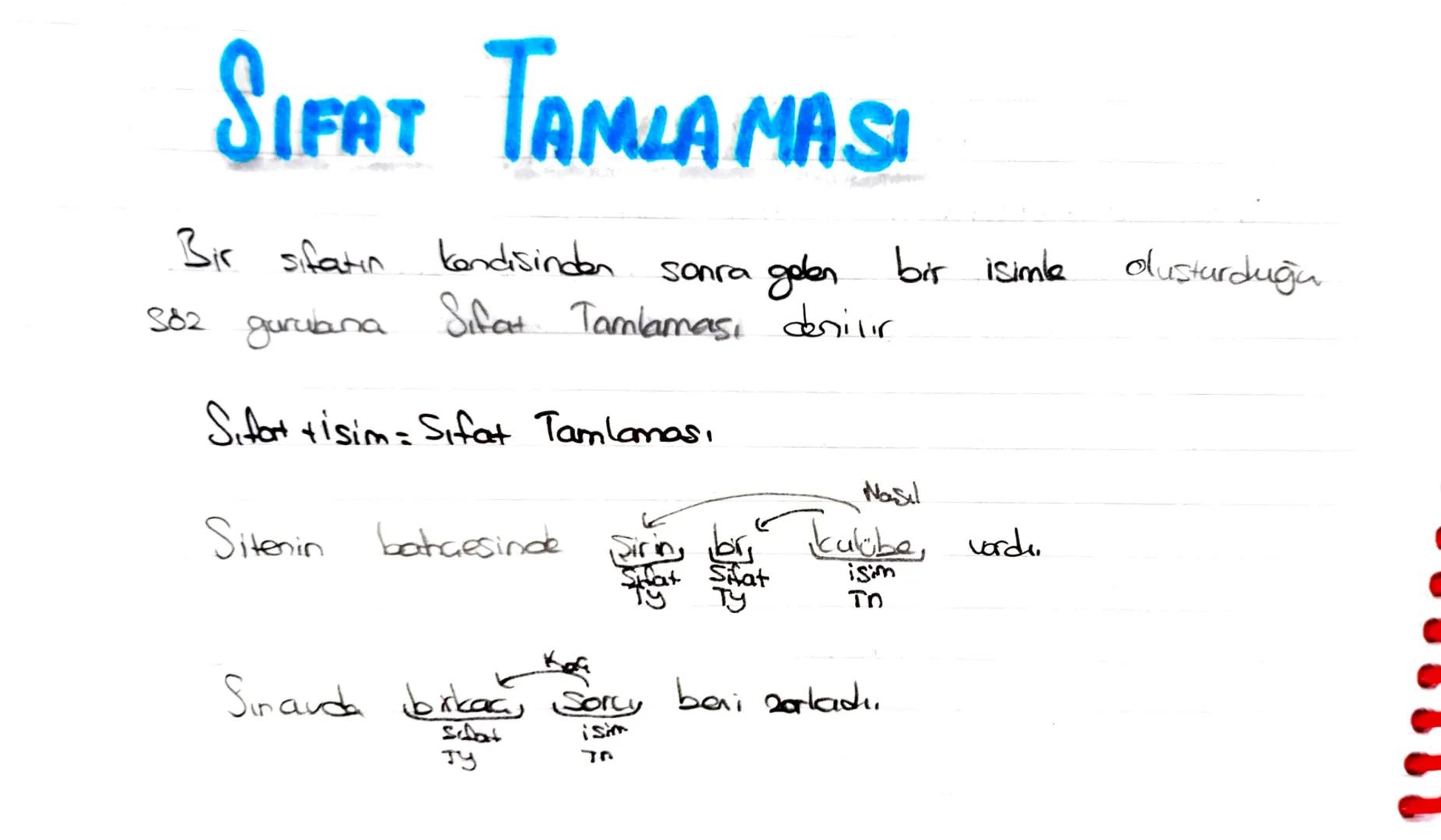 isim TAMLAMALARI-
En az Thi ismin değişik ilgilere birbirini tamamlayarak
oluşturduğu söz qurubudur. 1. sorciğe tamlayan 2. Sözcüğe
tamlanan