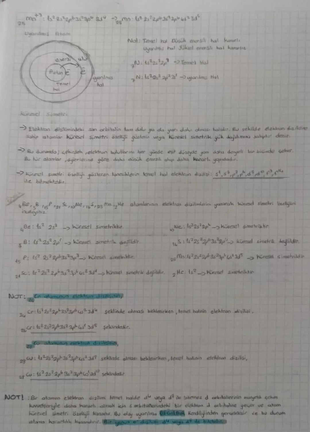 ATOMUN KUANTOM MODELL
Baş (B) Kuantum Sayın (n)
Flektron her seyi ve elektronun sching an art
bay kustum gewestern
Kante y
Enern düzey Chatm