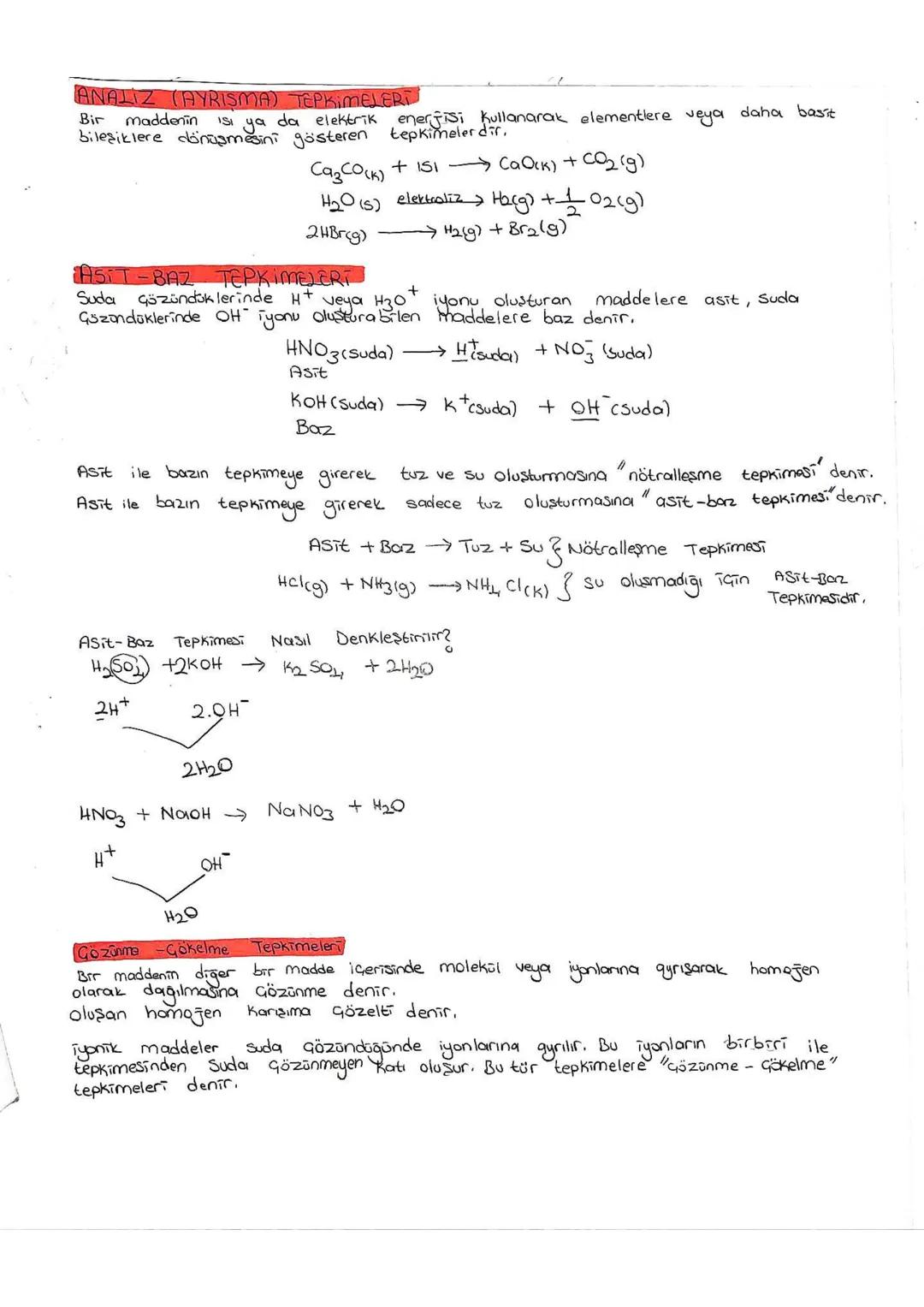 # KIMYASAL TEPKIME TÜRLERT

Yanma

Tepkime →
↑
Sentez
↓
Analiz

Gözünme Gökelme

Asit-Baz

YANMA TEPKIMELERT

Bir maddenin oksijen gazı ile 