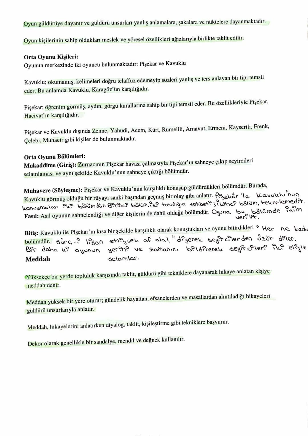 TİYATRO
Göstermeye bağlı bir metin türü olan tiyatro, sahnede canlandırılmak için yazılan eserler olarak
değerlendirilebilir.
Amaç insanı in