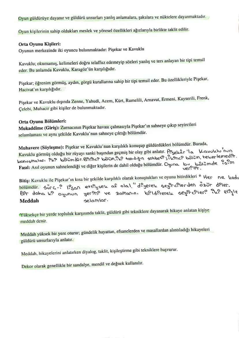 TİYATRO
Göstermeye bağlı bir metin türü olan tiyatro, sahnede canlandırılmak için yazılan eserler olarak
değerlendirilebilir.
Amaç insanı in