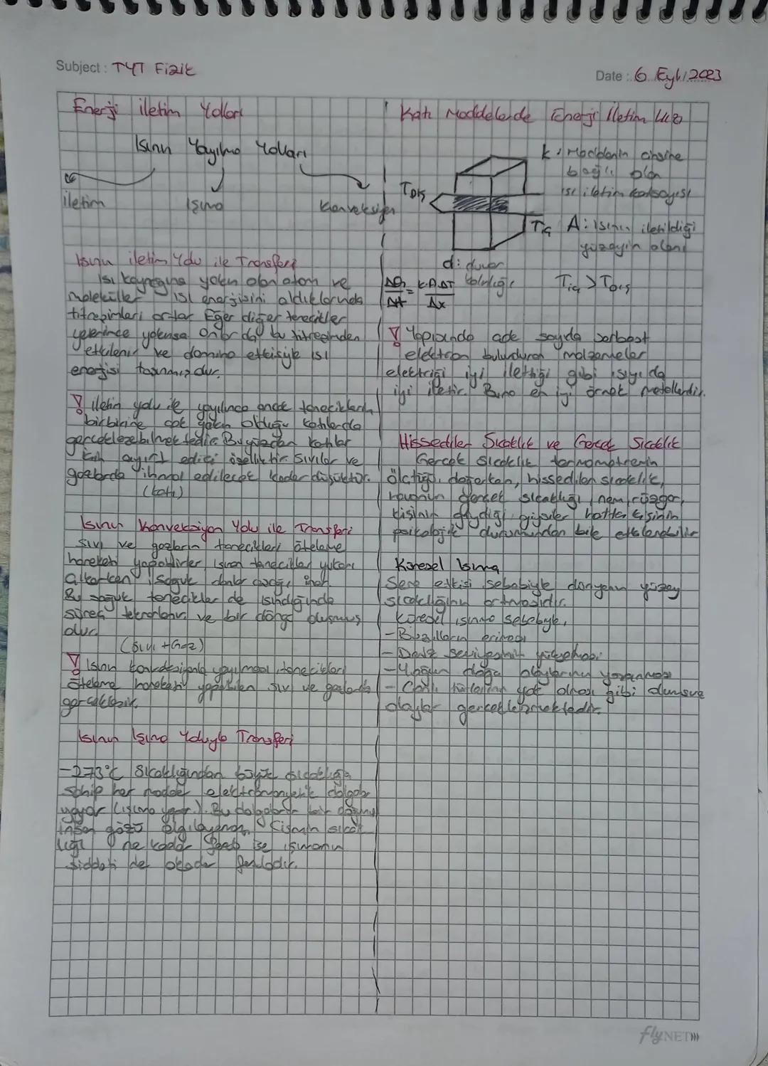 Subject: Fizik
si ve Skaklik.
1
Termometreler
IS ve Sıcaklık Kauromi
* Enerji
Date Eyl/2023
Termometreler sıcaklık ökümünde
kullanılan aletl