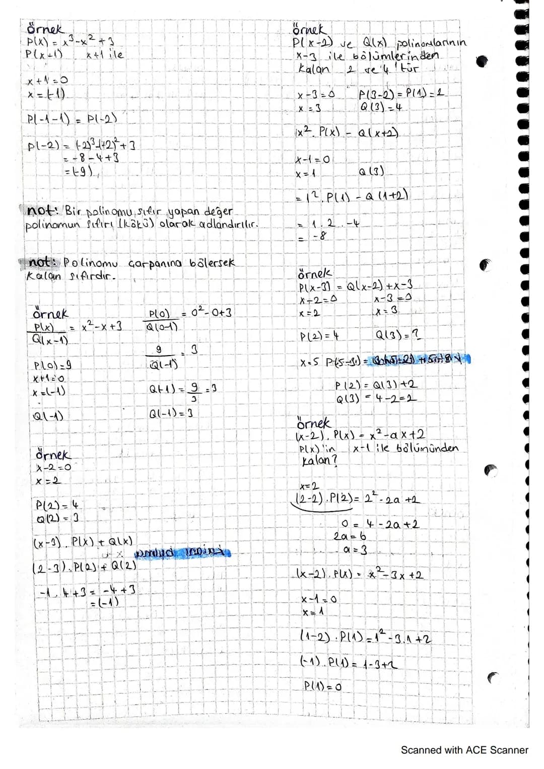 polinomlarda toplama çıkarma
Ayni dereceli terimlerin katsayıları
aralarında toplanır veya(s)
kendi
çıkarılır.
Örnek
P(x) = (-2x3 + x² +3x-1