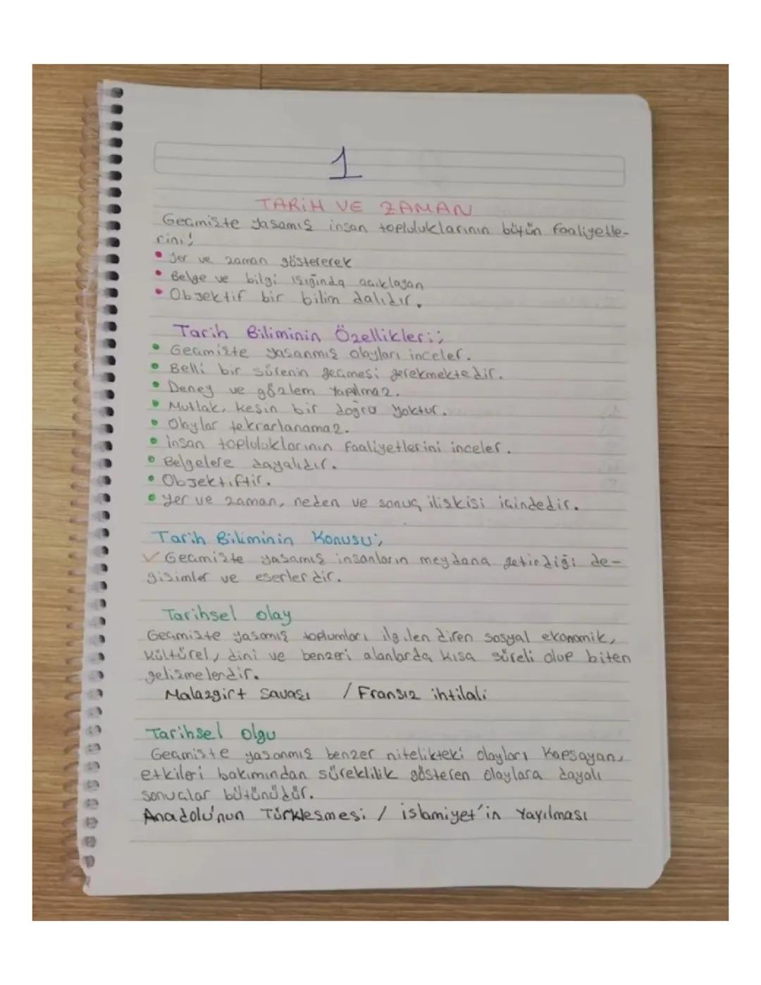 9. Sınıf tarih 1. Ünite