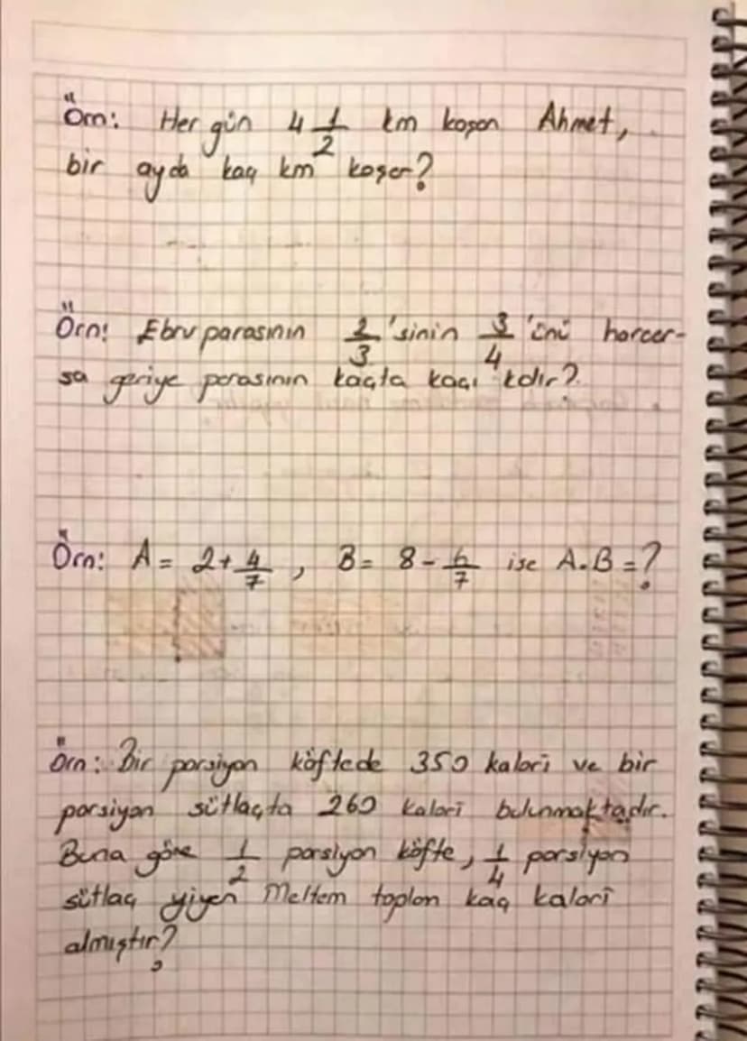 KESIRLERLE ISLEMLER
Kesirlerde Sıralama
* Paydaları aynı
olan tesirleri sıra-
larken poyi büyük olan daha blyük
für. (Payda yokmuş gibi sıra