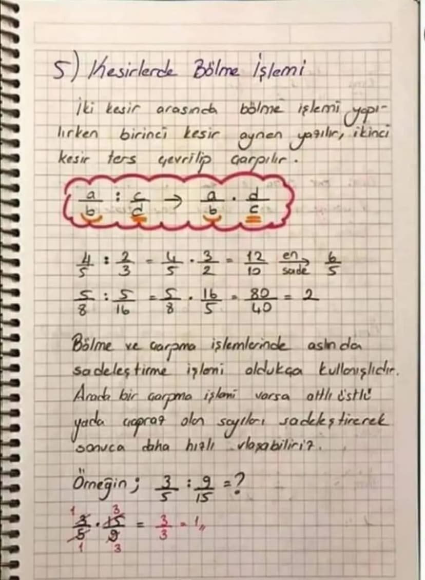 KESIRLERLE ISLEMLER
Kesirlerde Sıralama
* Paydaları aynı
olan tesirleri sıra-
larken poyi büyük olan daha blyük
für. (Payda yokmuş gibi sıra