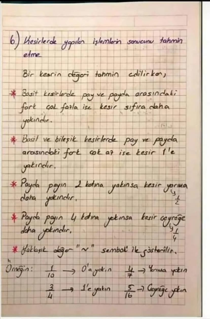 KESIRLERLE ISLEMLER
Kesirlerde Sıralama
* Paydaları aynı
olan tesirleri sıra-
larken poyi büyük olan daha blyük
für. (Payda yokmuş gibi sıra