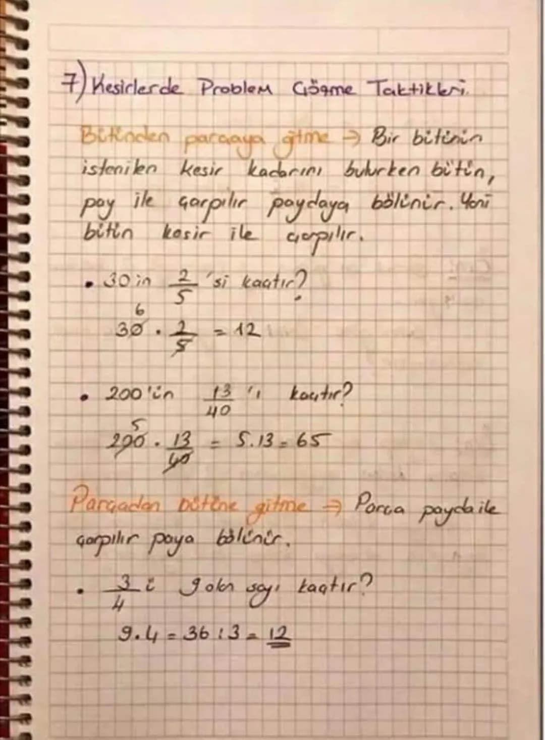 KESIRLERLE ISLEMLER
Kesirlerde Sıralama
* Paydaları aynı
olan tesirleri sıra-
larken poyi büyük olan daha blyük
für. (Payda yokmuş gibi sıra