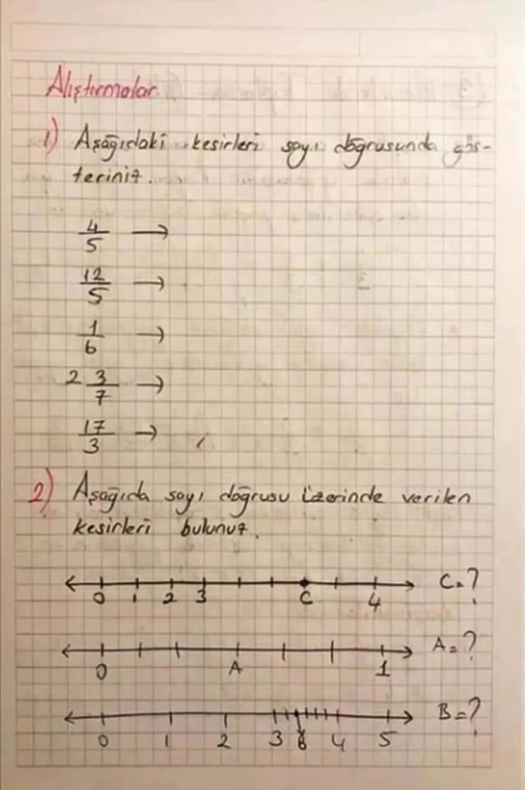 KESIRLERLE ISLEMLER
Kesirlerde Sıralama
* Paydaları aynı
olan tesirleri sıra-
larken poyi büyük olan daha blyük
für. (Payda yokmuş gibi sıra