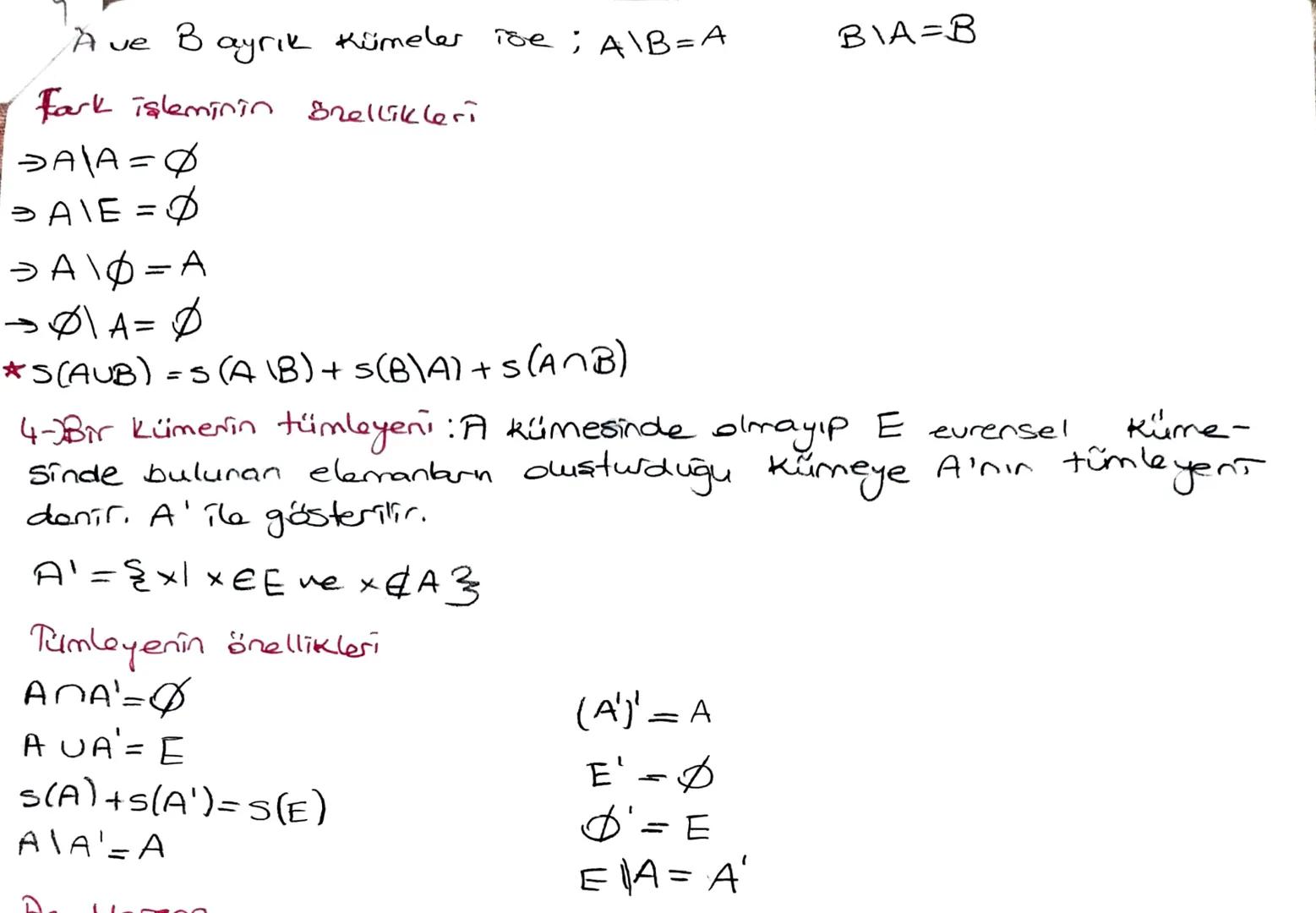 KÜMELER
* iyi tanımlanmış nesnelerin topluluğuna küme denir.
*Kümeyi oluşturan nesnelerin her birine elbman denir.
*Kümeler A,B.C... gibi bü