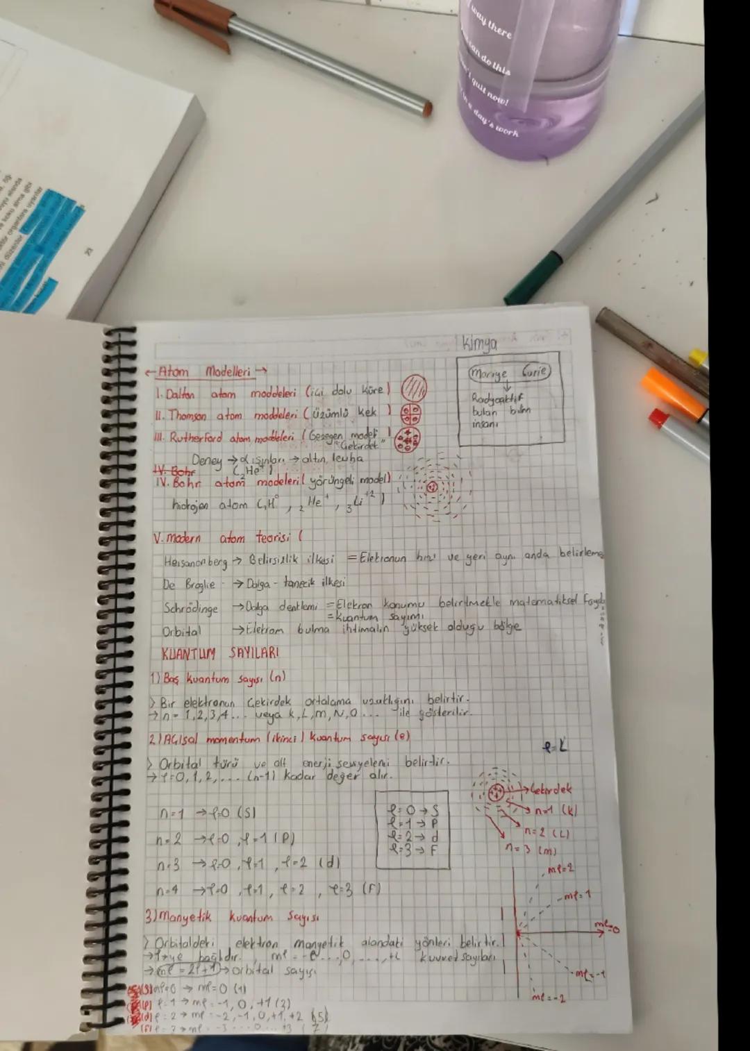 11 kimya 1. Ünite grişi 