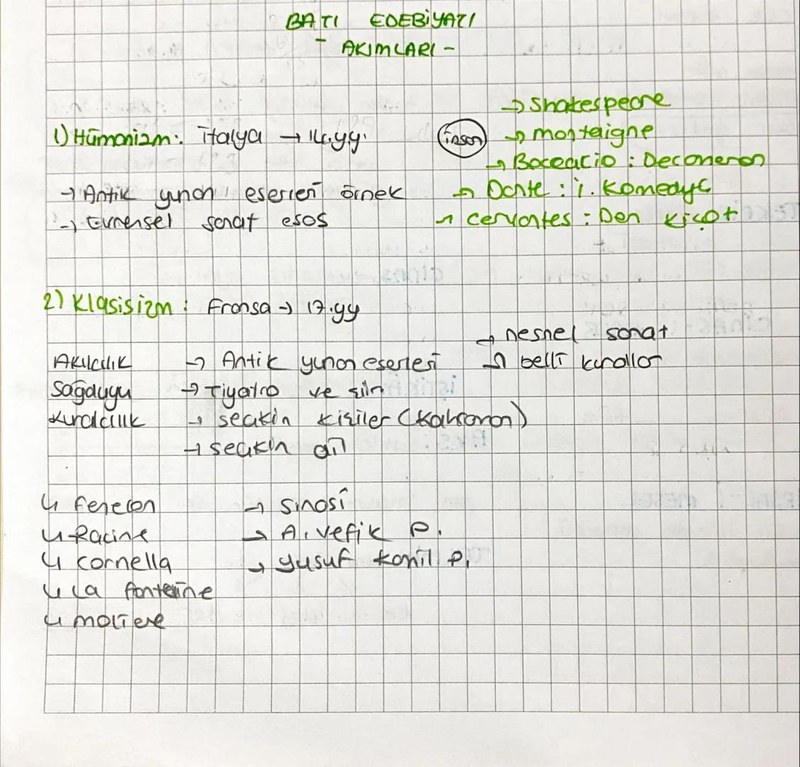 1) Humanizm: italya
- Antik yunon
BATI
T
EDEBIYATI
AKIMLARI -
Layy
eserien örnek
:-) Evrensel senat esos
2) Klasisizm Fronsa - 17.gy
AKCIK
S