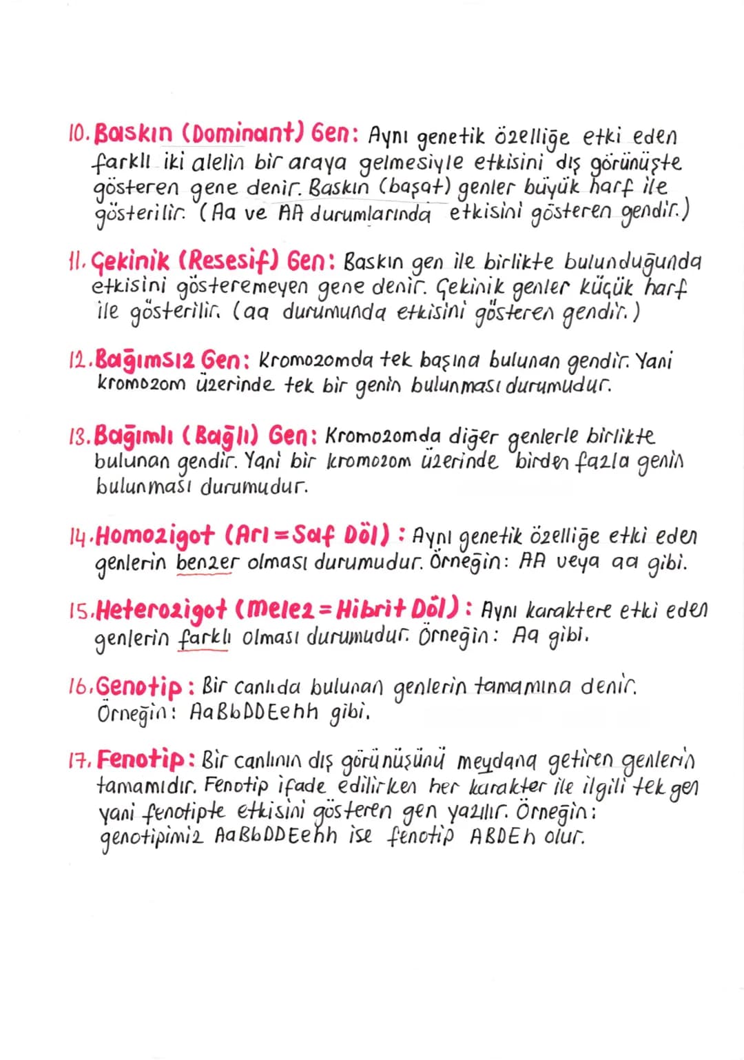 KALITIMLA İLGİLİ
KAVRAMLAR
1. Kalıtım: Ata bireylerde bulunan özelliklerin yavru bireylere
aktarılması olayına kalıtım denir.
2. Genetik: Ca