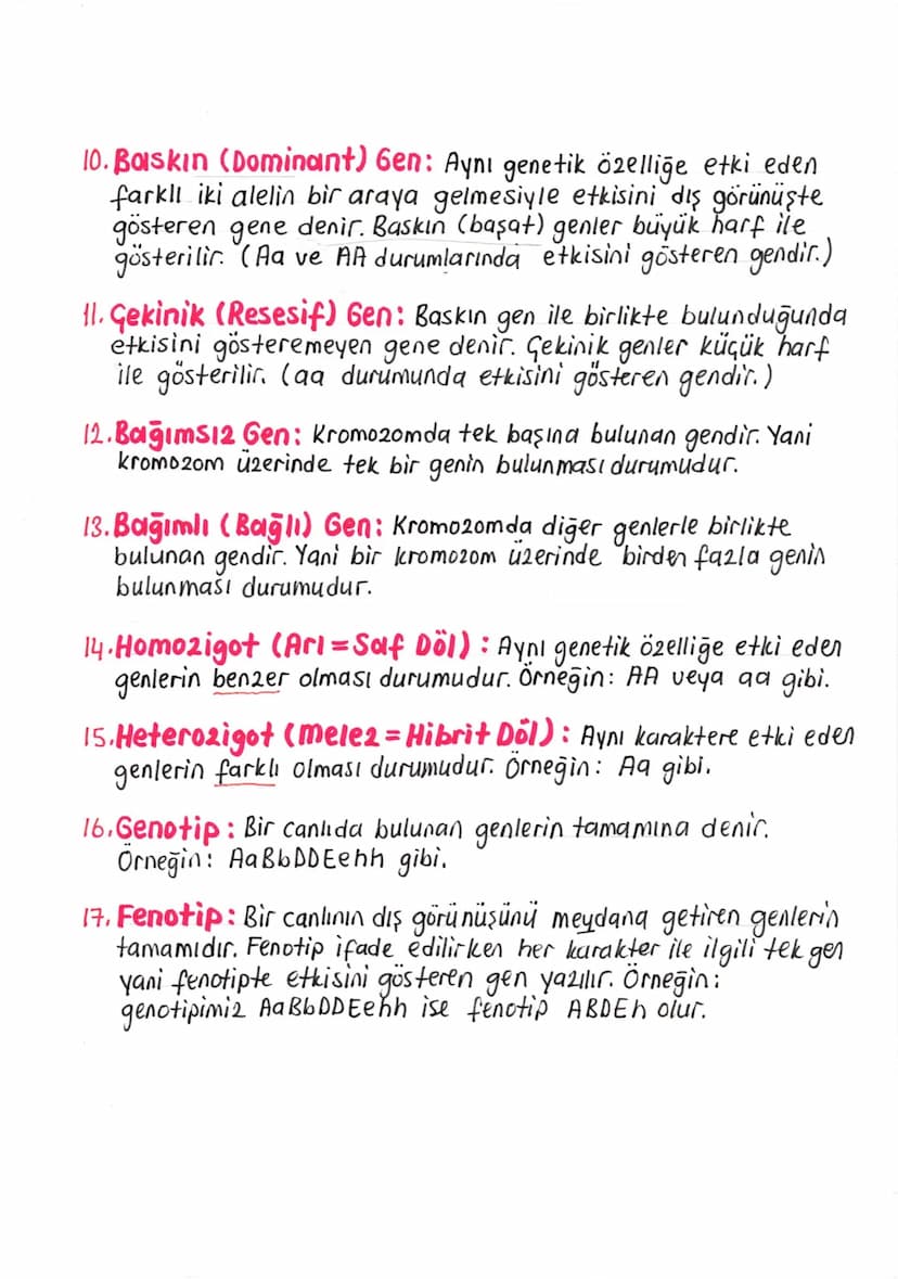 KALITIMLA İLGİLİ
KAVRAMLAR
1. Kalıtım: Ata bireylerde bulunan özelliklerin yavru bireylere
aktarılması olayına kalıtım denir.
2. Genetik: Ca