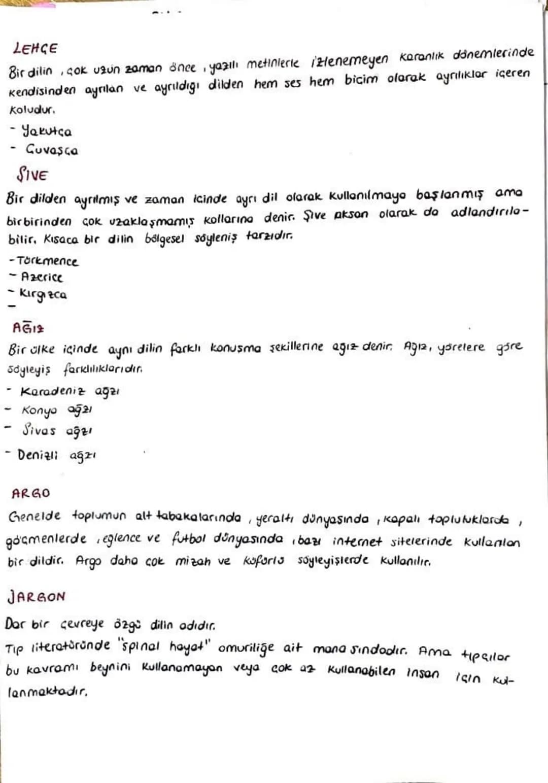 LEHGE
Bir dilin, çok uzun zaman önce, yazılı metinlerle izlenemeyen karanlık dönemlerinde
Kendisinden ayrılan ve ayrıldığı dilden hem ses he
