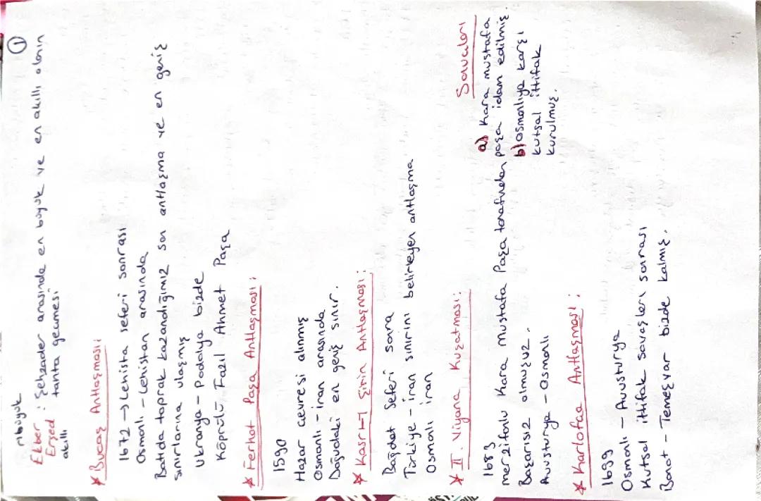 11. Sınıf Tarih Konuları