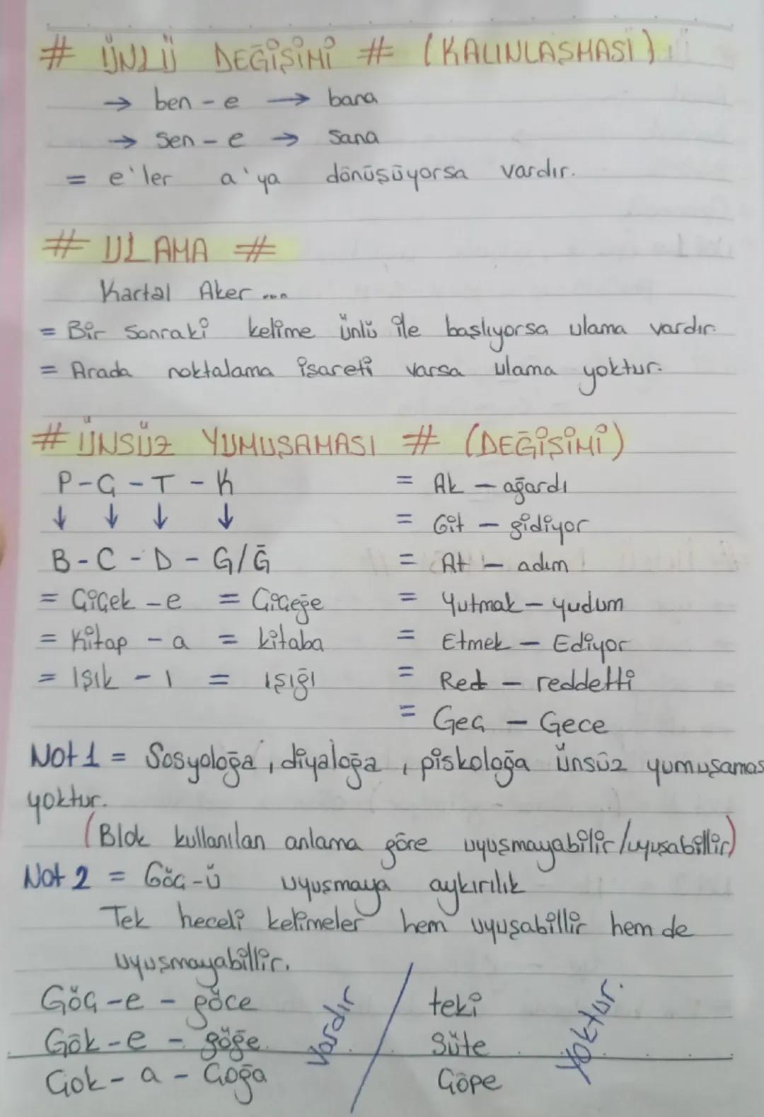 #Ses Bilgisi #

→ ünlülerle ilgili Ses Olayları ünsüzlerle ilgili ses olayları

→ ünlü düşmesi (Hece düşmesi) ünsüz yumuşaması (değişimi)

→