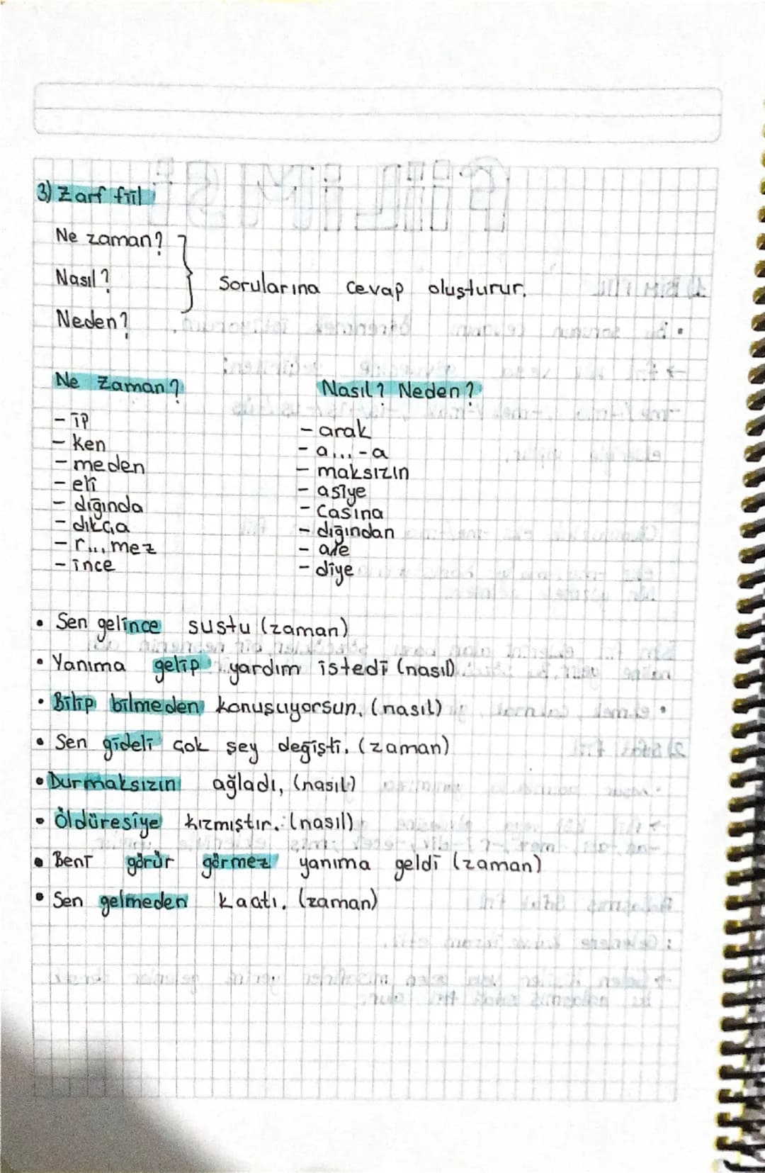 1) isim fill
fiiLiMSi
cevabını öğrenmek istiyorum.
gövdesine getirilen;
-mek-mak-is-is-us/-us
•
Bu Sorunun
→FIIL KOK veya
-me/-ma
ekleriyle 