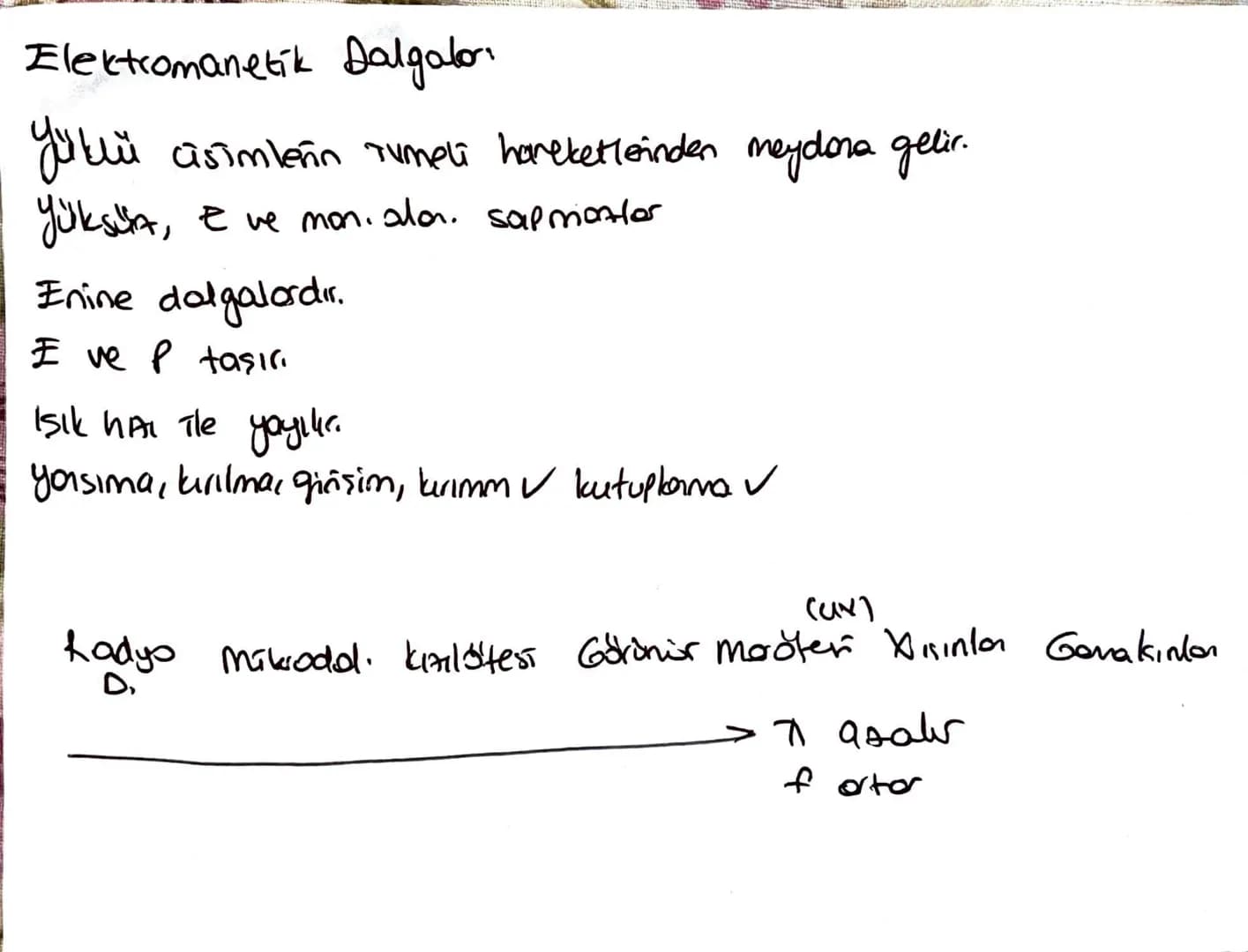 Su
dalgalarında kırınım:
Tw almalidir.
Kinnımın artması
+14=5
kaynağa bağlı
olduğundan
Suyun derinliği arttiginda dolga him ortor, dalga boy