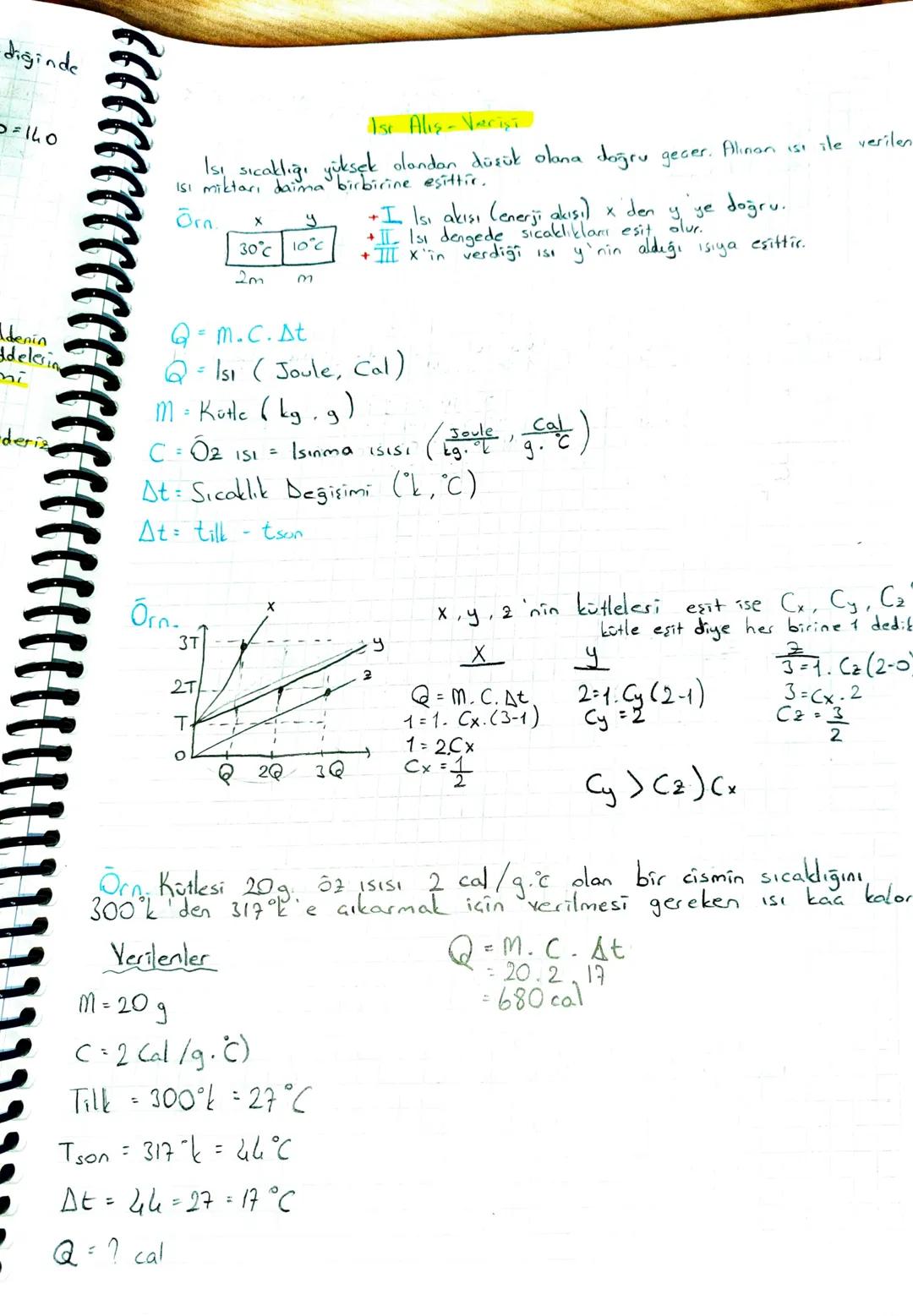 # ISI VE SICAKLIK

Isı Sıcaklıkları farklı iki çisim arasında sıcaklığı yüksek alandan
Sıcaklığı düşük dana transfer edilen enerjidin

*Kolo