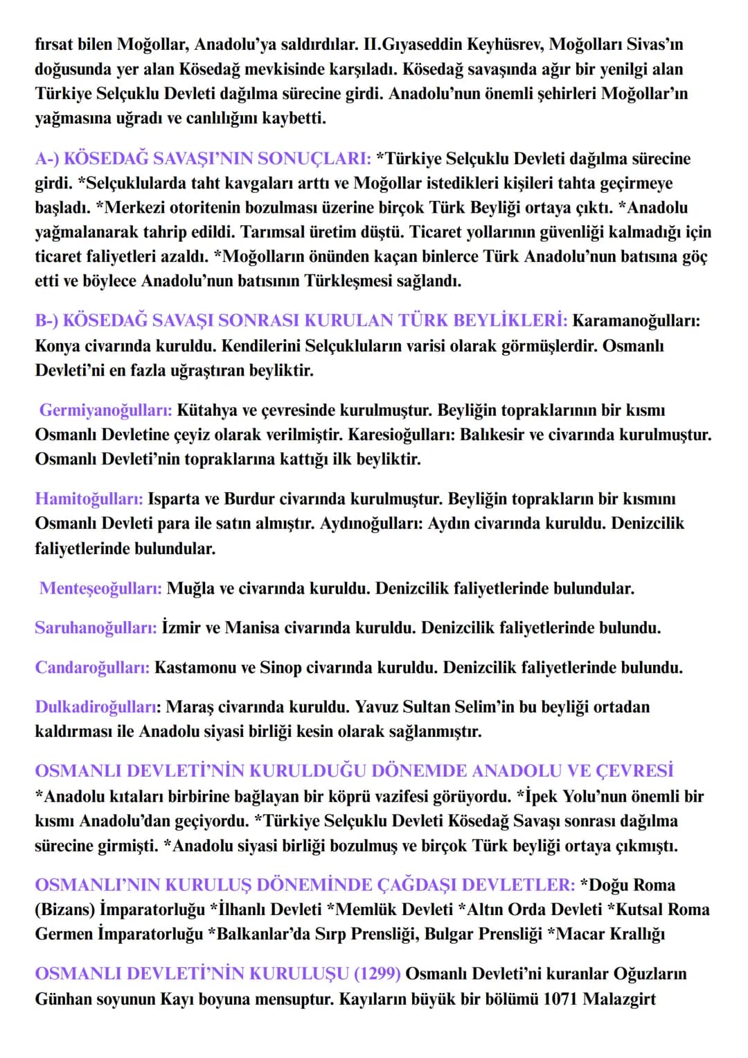 OĞUZ GÖÇLERİNİN NEDENLERİ:
Kuraklık, Salgın hastalıklar, Moğol asıllı Karahitayların ve Çin'in baskısı, nüfus artışı gibi
nedenlerden Oğuz T