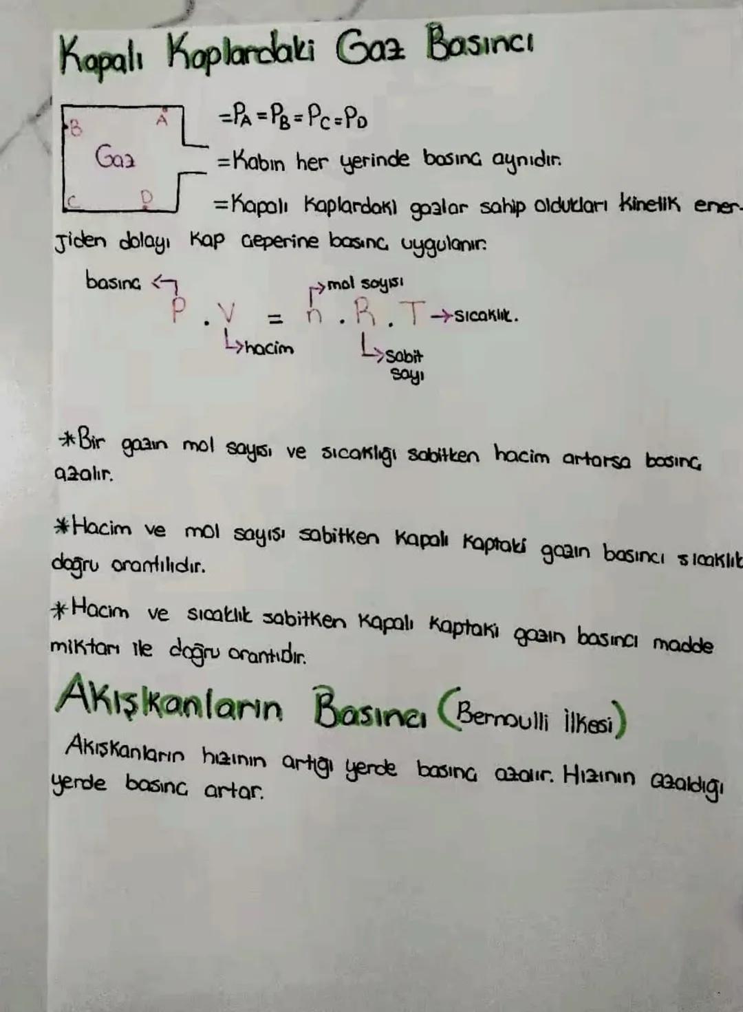 GAZLARDA BASING
Açık Hava Basinci
Atmosferi oluşturan gazların ağırlıkları nedeniyle temas etikleri her
noktaya uyguladığı basınca atmosfer 