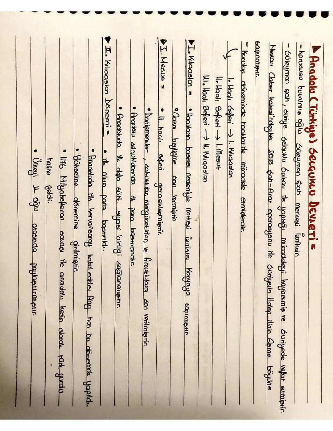 Tarih: Anadolu (Türkiye) Selçuklu devleti)