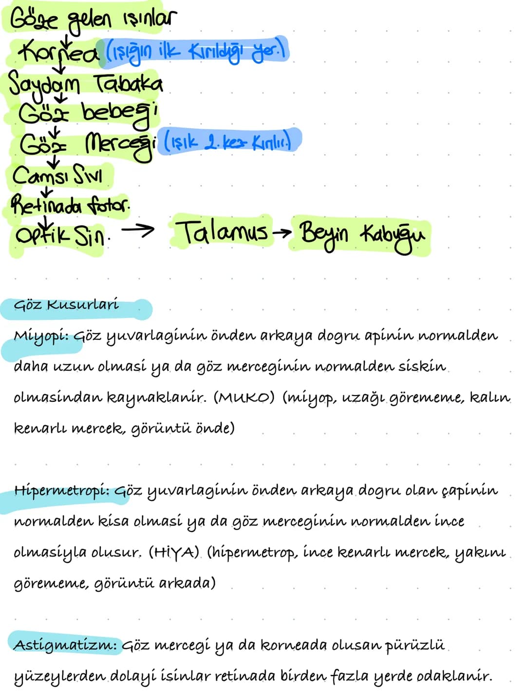 Reseptör: Dís cevredeki uyarilari alan, duyu organlarindaki
özellesmis hücrelerdir.
•Tat, koku gibi kimyasal uyarilari kemoreseptörler alir.