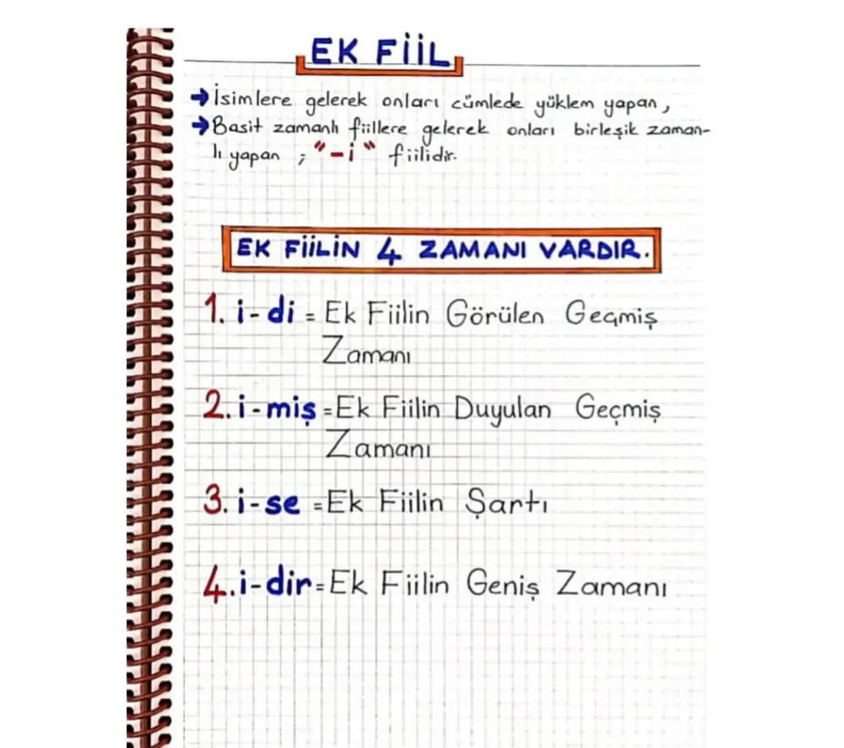 66666667
EK FIIL
İsimlere gelerek onları cümlede yüklem yapan,
Basit zamanlı fiillere gelerek onları birleşik zaman-
-i fiilidir.
yapan
EK F