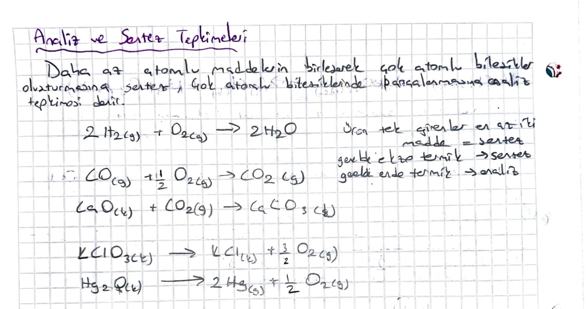 en
Kimyasal Tepkimeler
Tepkime Torleis
Kimyasal tepkimeler 1s2 aliaverisine göre 2 kısımdır. Isı alarak
or verenter ise ekzotermiktir.
ohval