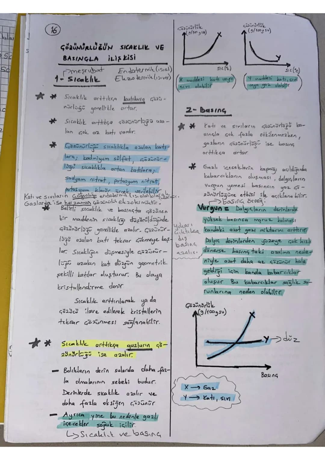 *
ÇÖRÜW-GÖRÜNEN ETKİLESİMLERİ
Bir maddenin bir başka madde içeri-
sinde özelliklerini kaybetmeden serbest
moleküller veya iyonlar halinde ho