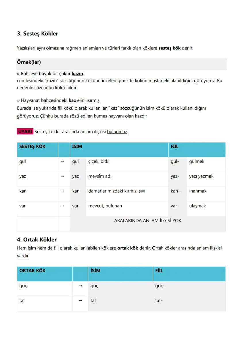 1. Anlam Bilgisi:
6. SINIF TÜRKÇE
KONU ANLATIMLARI
Sözcükte Anlam :
1. Gerçek (Temel) Anlam
Gerçek anlam, bir kelimenin aklımıza ilk gelen a