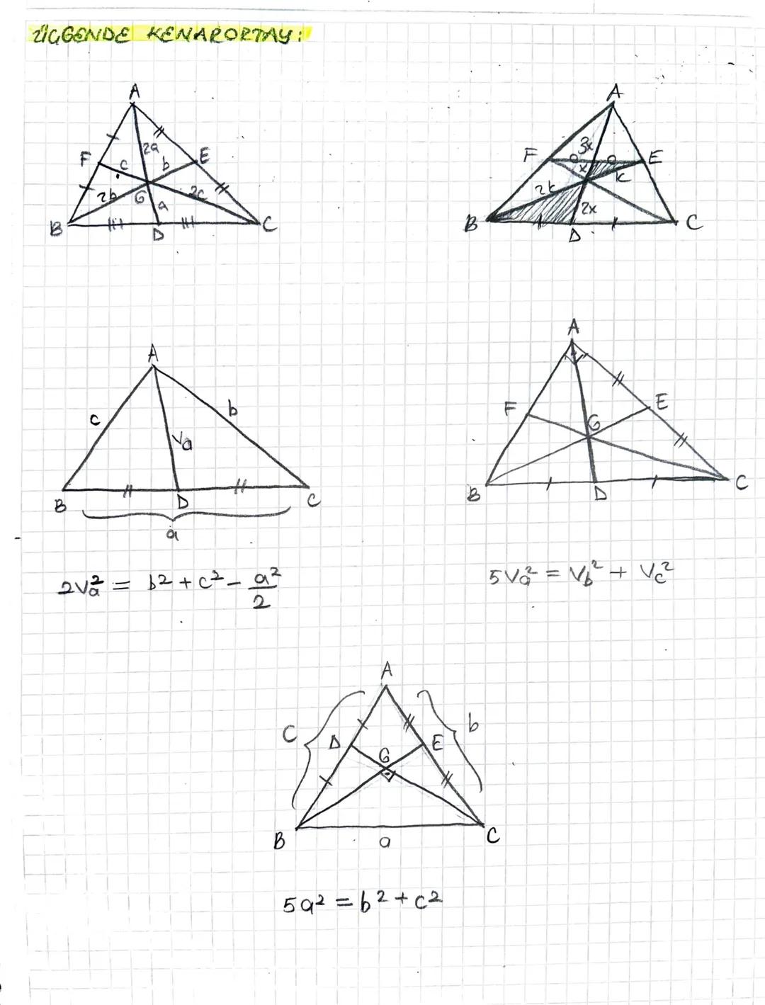 C
GGENDE KENARORTAY:
B
2b
C
+3
F
G
9
2k
D
2x
D
B
2v2 =
==
Οι
D
12+0²-92
B
2
A
a
592=62+02
2
C
B
D
5V 2² = √1² + Vez
וי
C