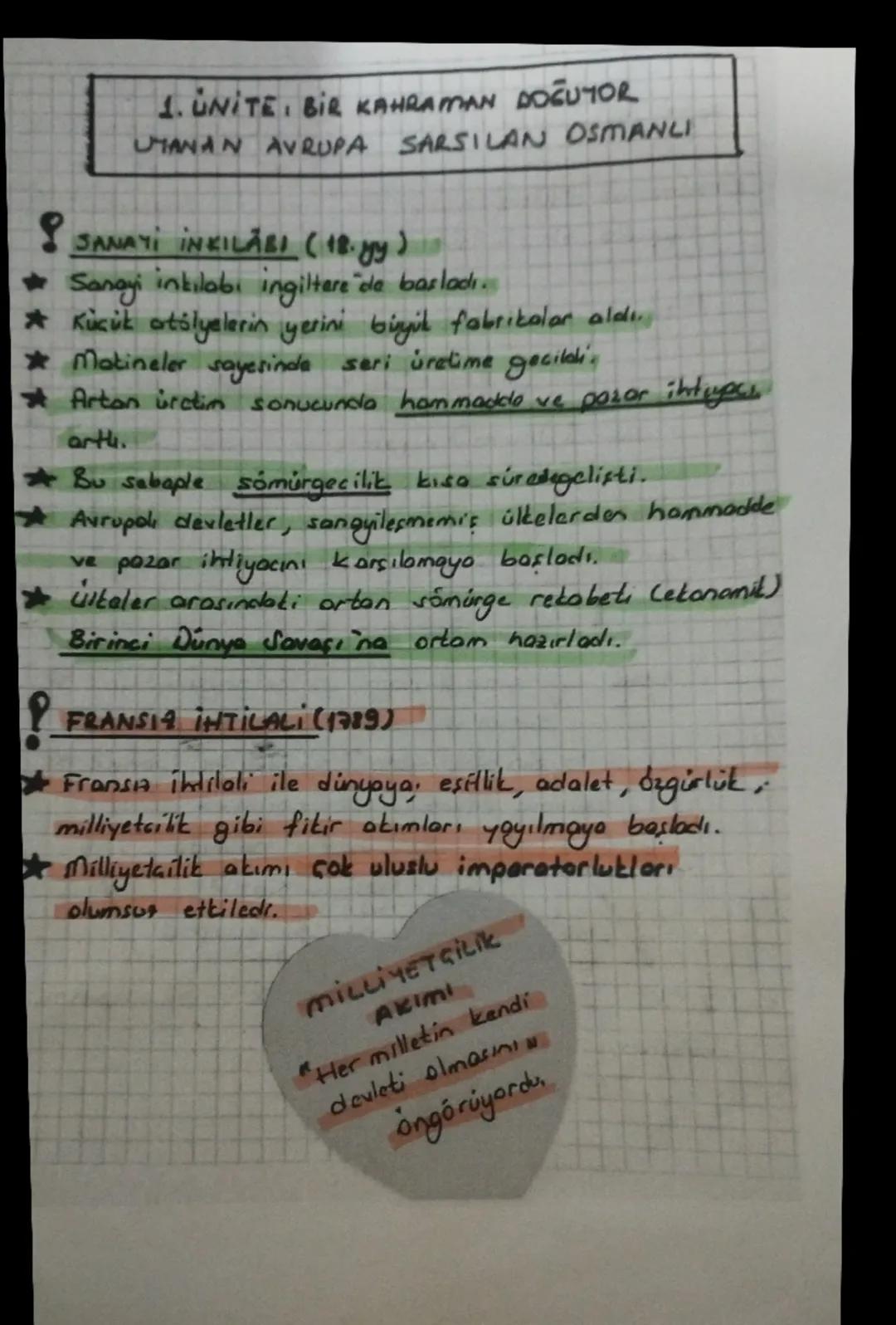 İNKİLAP TARİHİ VE ATATÜRKÇÜLÜK 8.SINIF