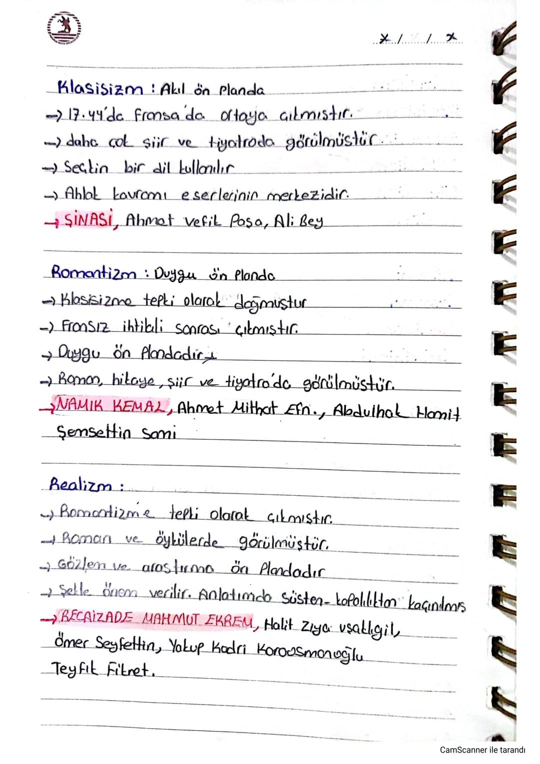 /*
Klasisizm: Akil ön planda
- 17.44'da Fransa'da ortaya çilmiştir.
- daha çok şiir ve tiyatroda görülmüştür.
→ Sealin bir dil kullanılır.
→