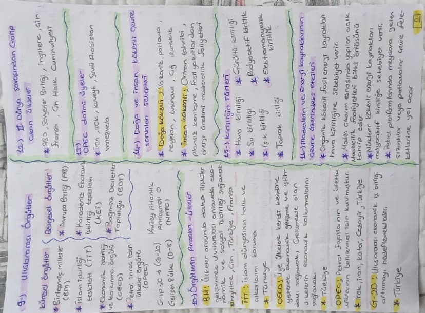 COĞRAFYA NOT
Türk kültürünü oluşturan Maddi -
Manevi değerter
Maddi Değerler
* Cesmelier
* köprüsel
* Medreseler
* Camiler
* kervansaraylor
